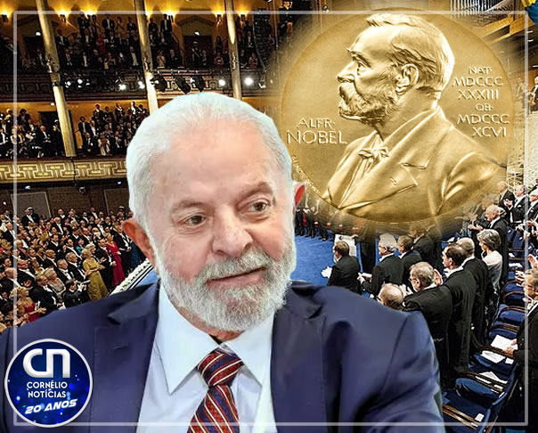 Lula sonha com o Prêmio Nobel da Paz