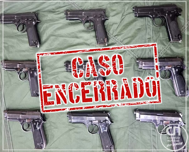 Exército recupera todas armas furtadas de quartel