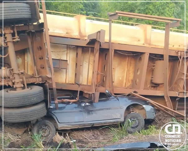 Grave acidente deixa dois mortos e um ferido no Norte Pioneiro do Paraná