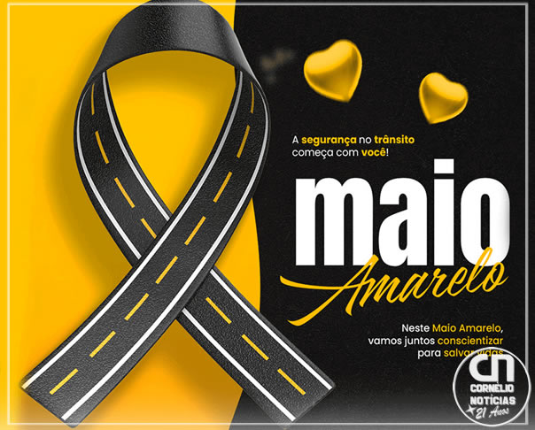  Maio Amarelo convida motoristas a desacelerarem nas rodovias