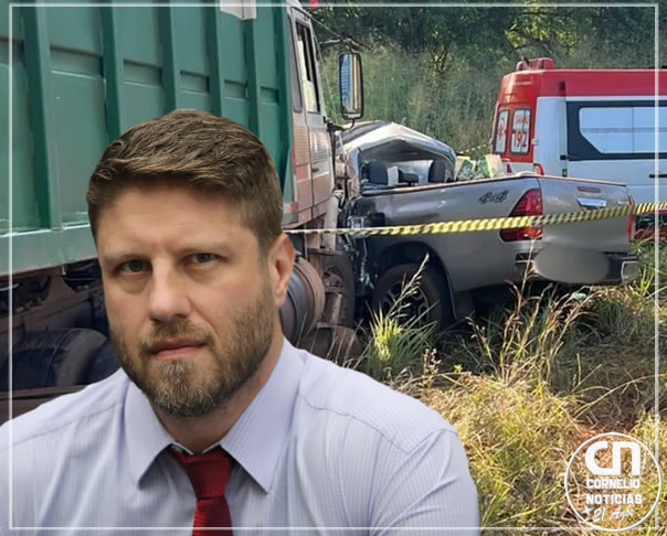 Acidente em Goiás mata sogros do deputado estadual Requião Filho