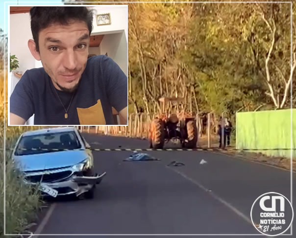 Motociclista morre após colisão com trator em estrada rural de Santa Mariana