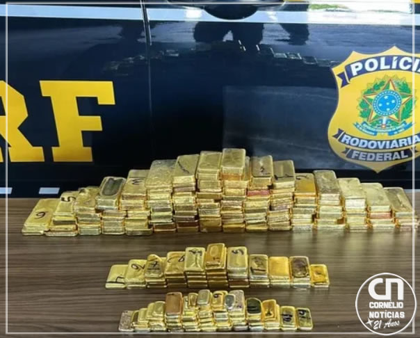 Em menos de 48 horas, PRF faz maiores apreensões de ouro ilegal da história
