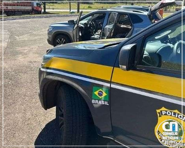 Vítima de sequestro pula de carro em frente à PRF, em Ibiporã e se salva