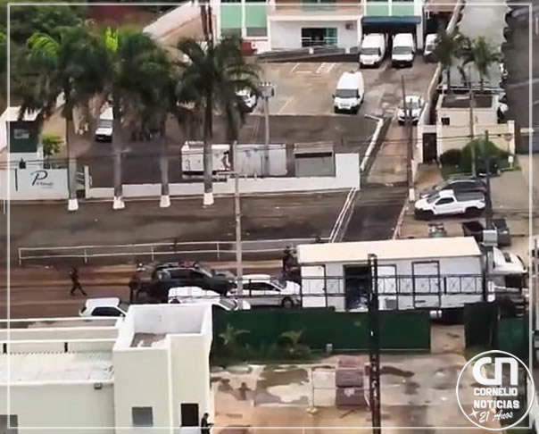 Vídeos mostram tiroteio intenso durante confronto policial em Maringá