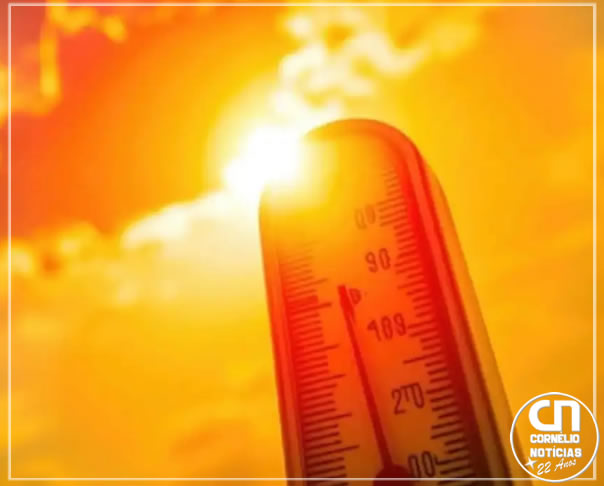 INMET emite alerta vermelho para onda de calor em municípios do Paraná