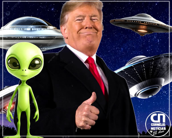 Trump ordena divulgação de arquivos secretos do governo sobre vida alienígena