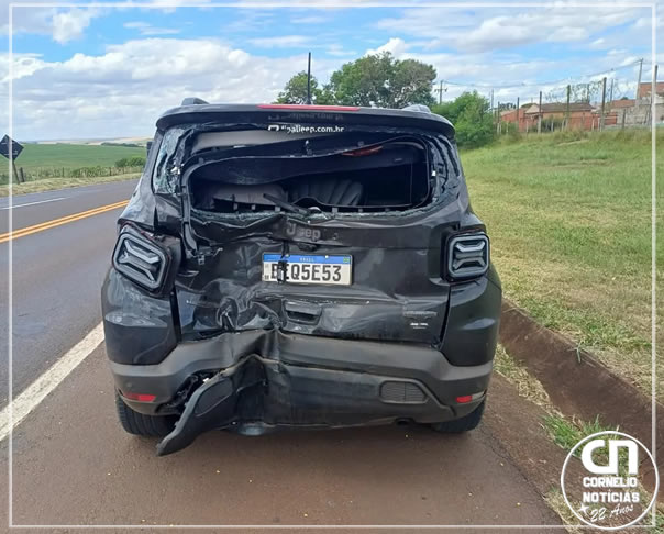 Motociclista fica gravemente ferido ao colidir com carro em Andirá