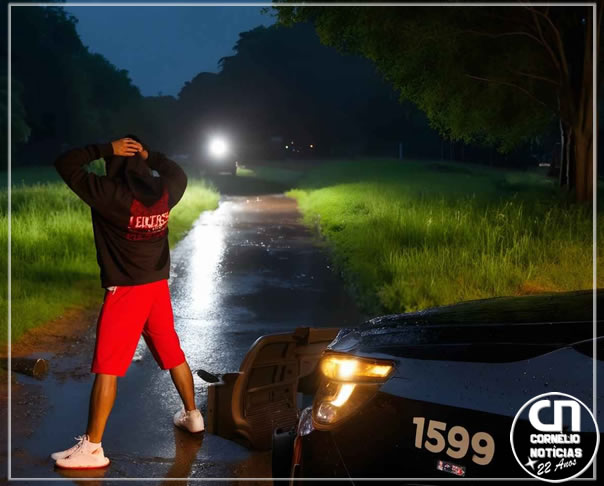 Motorista com carro carregado de drogas tenta fugir da PM em S. C. do Pavão