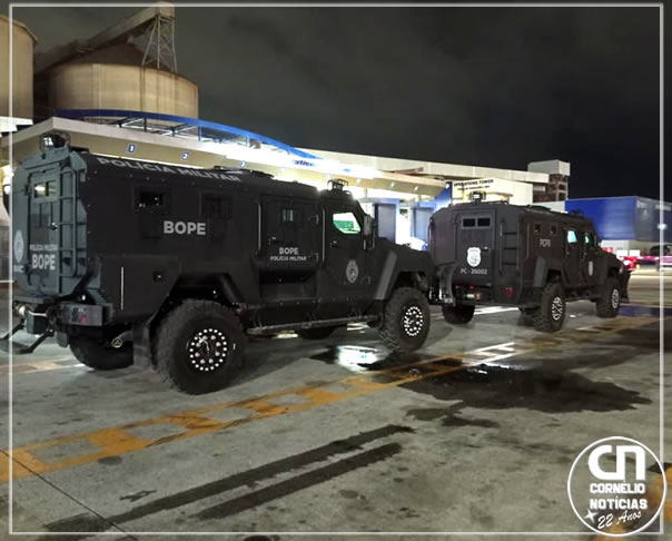 Novos blindados das forças policias começam a chegar ao Paraná