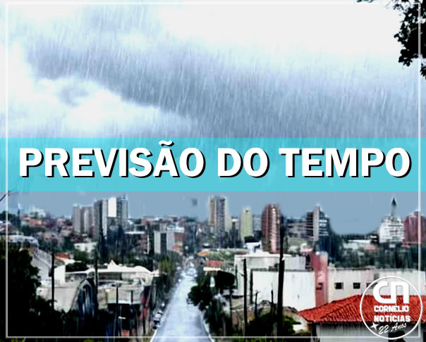 Cornélio Procópio tem previsão de pouca chuva e muita nebulosidade