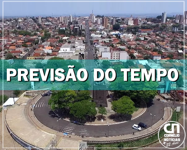  Semana segue com tempo firme e calor em Cornélio Procópio