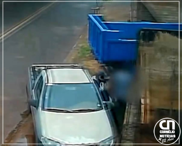 Vídeo mostra vítimas reagindo a roubo Andirá