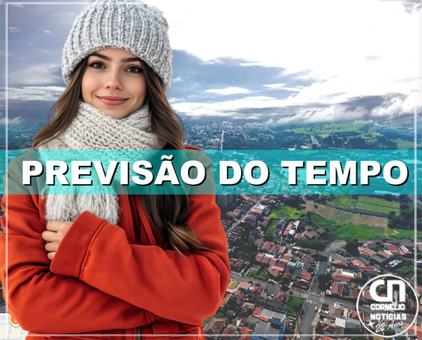 Semana começa com tempo instável e temperaturas baixas em Cornélio Procópio