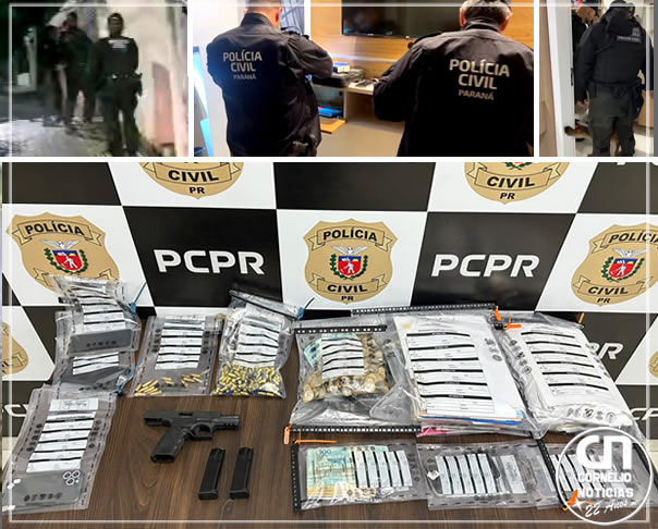 PCPR age contra agiotagem, extorsão e lavagem de dinheiro em C. Procópio