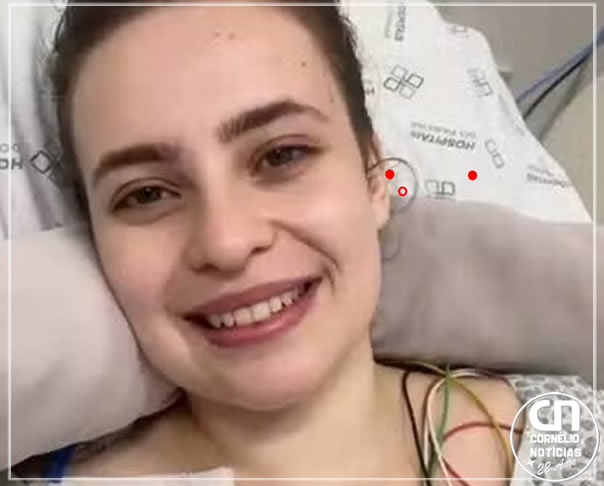 Jovem atingida por galho de árvore no Paraná recebe tratamento por polilaminina