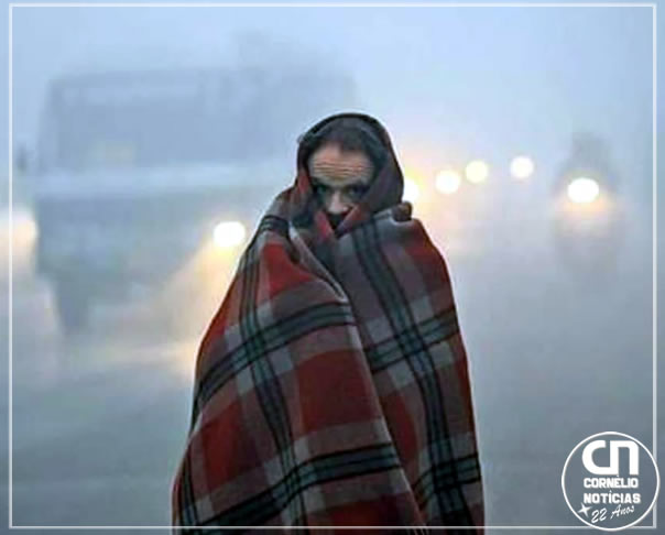 Grande onda de frio, deve ter temperatura abaixo de 0ºC  no Paraná