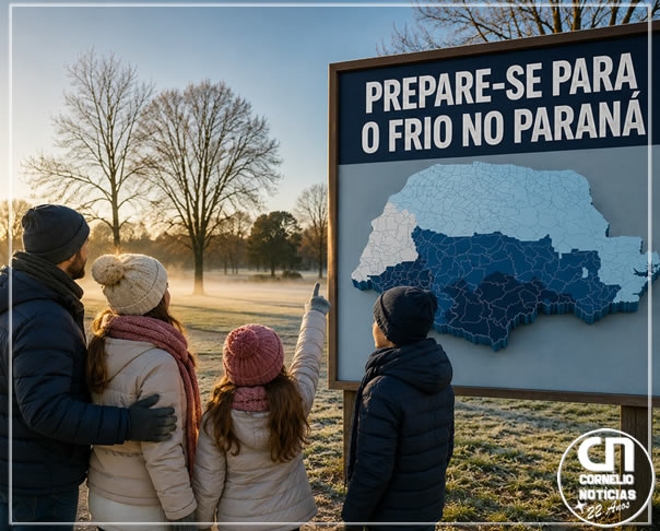 Geadas e temperaturas negativas devem voltar ao Paraná