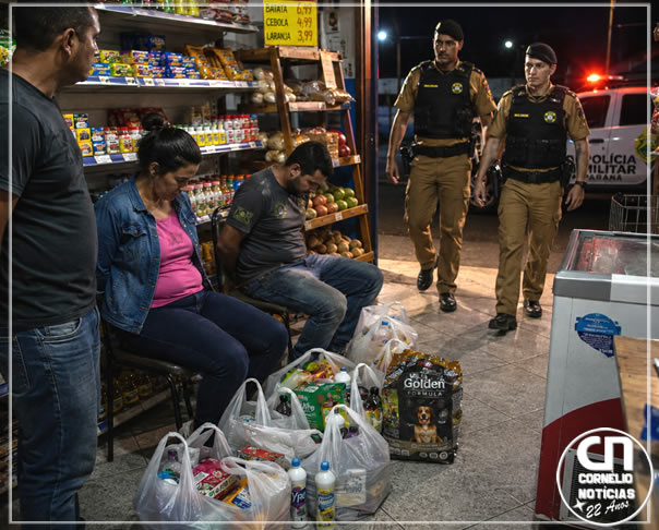 Comerciante consegue deter e imobilizar casal durante furto em C. Procópio