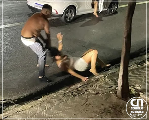 Mulher é espancada pelo ex-namorado na rua em Bandeirantes