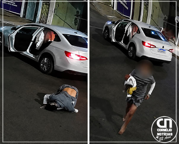 Homem é preso após pular de carro com filho de cinco meses