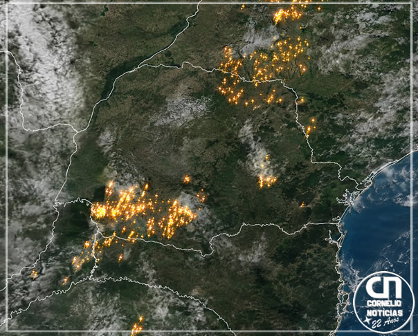 Instabilidade provoca grande incidência de raios em Cornélio Procópio