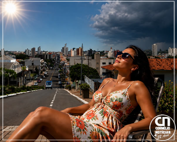 Semana será de Sol com possiblidade de chuva entre quarta e quinta em C. Procópio