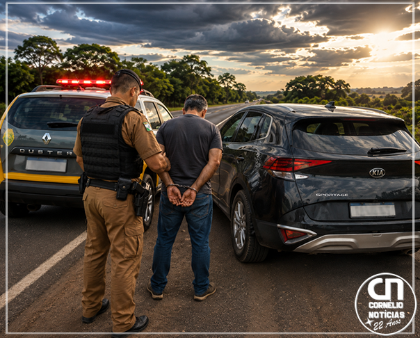 PM recolhe veículo com suspeita de clonagem na BR-369