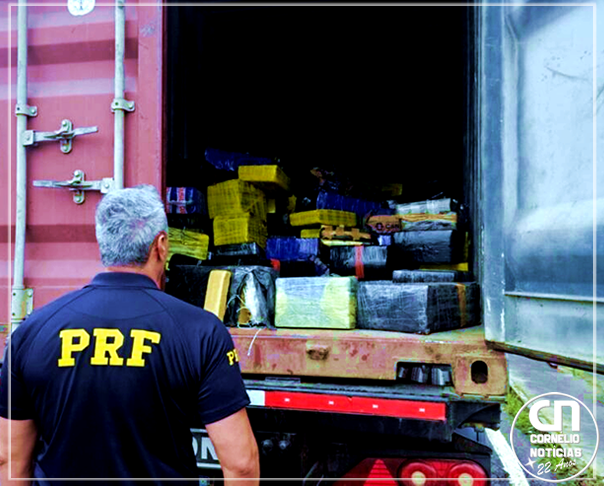 PRF registra maior apreensão de drogas do ano no Paraná