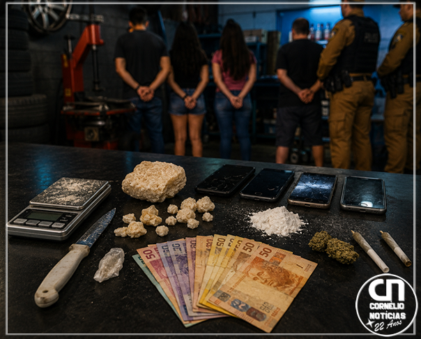 PM encontra drogas e dinheiro durante operação em Cornélio Procópio