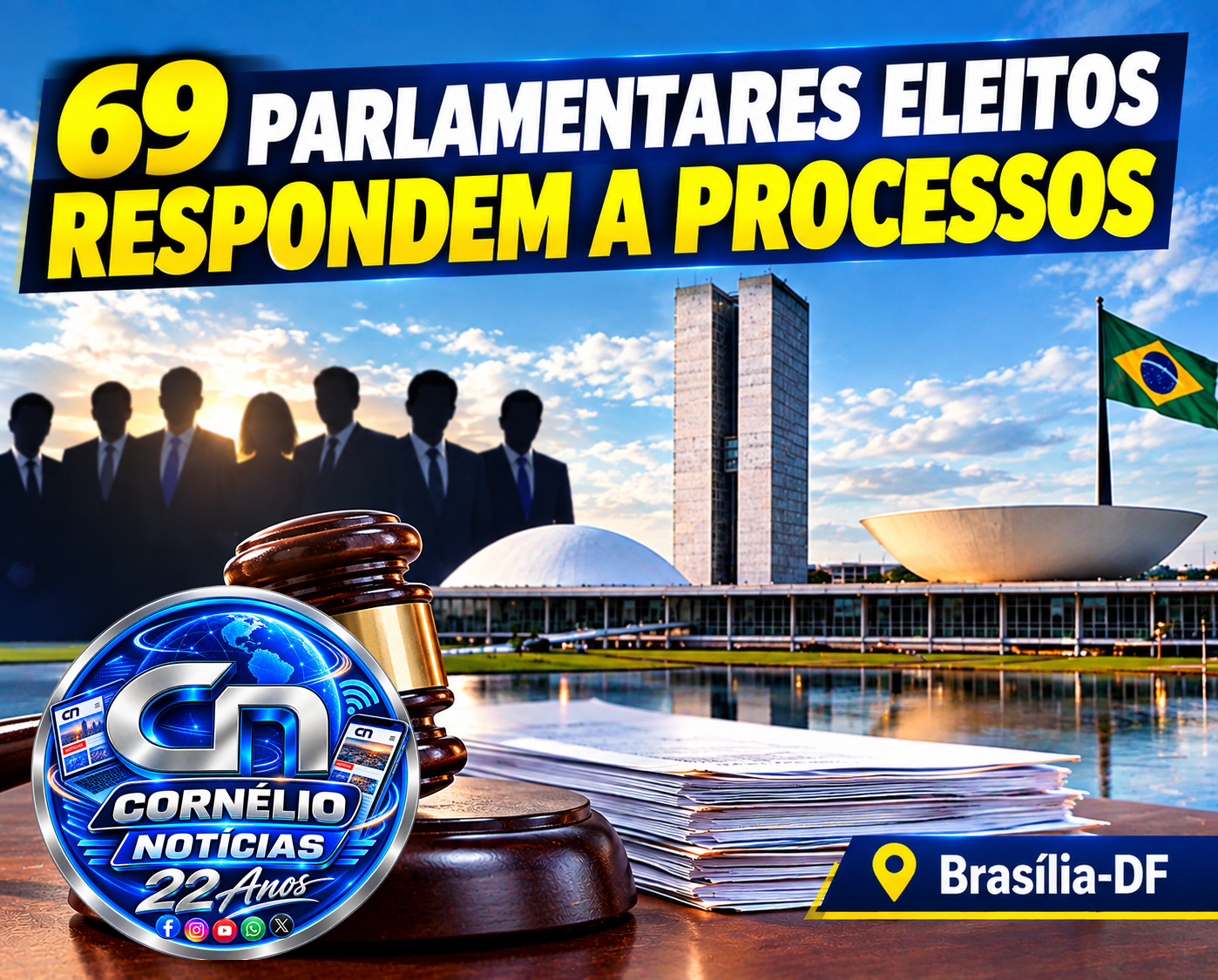 69 parlamentares eleitos respondem a processos aponta levantamento