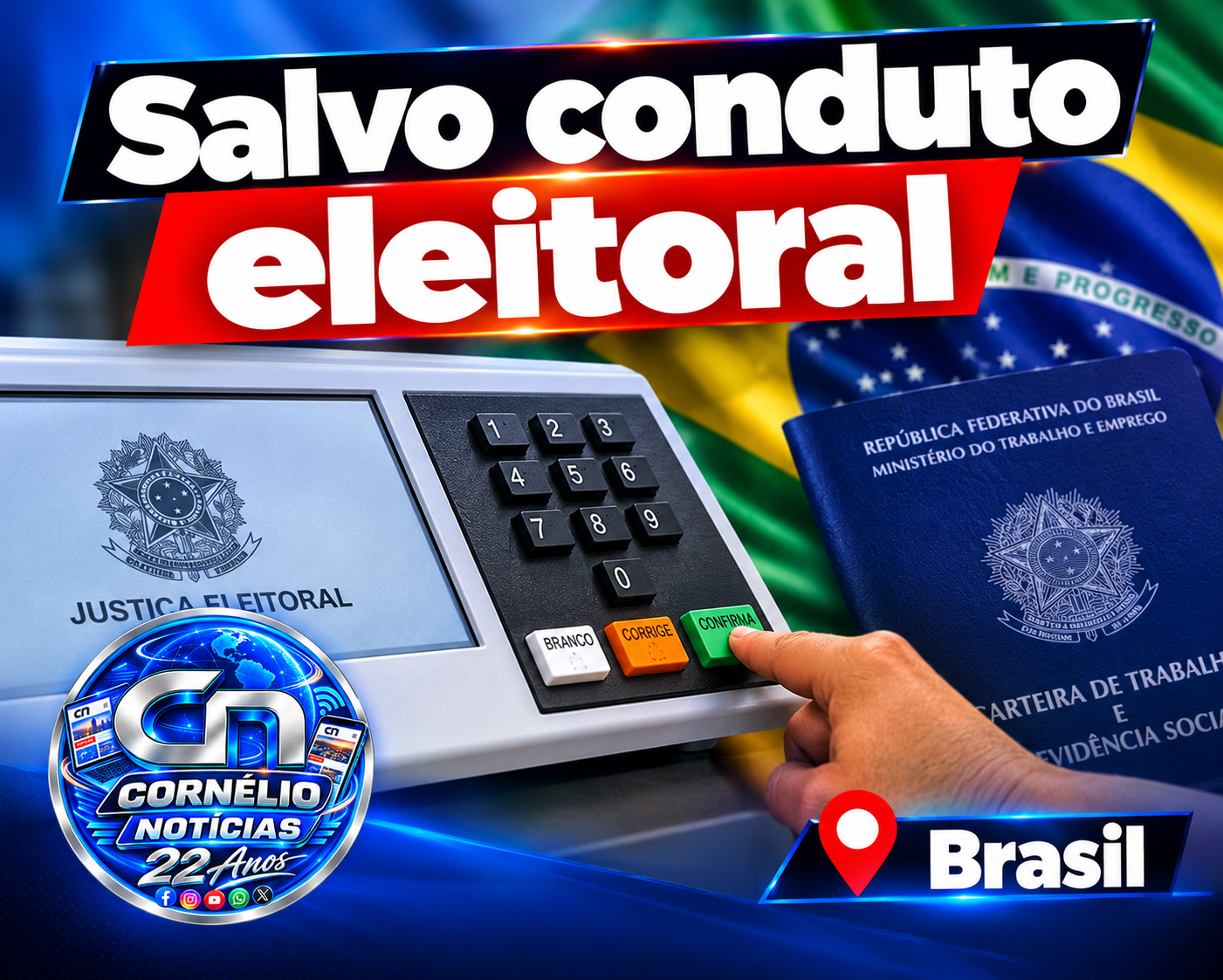Nenhum eleitor pode ser preso a partir desta terça-feira