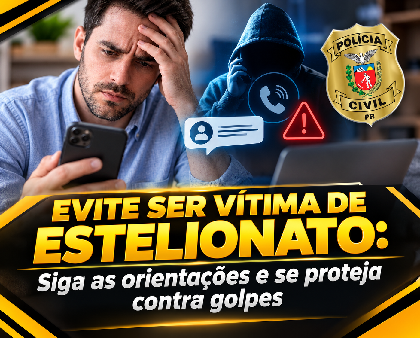 Polícia Civil orienta população sobre como e evitar o golpe do falso advogado