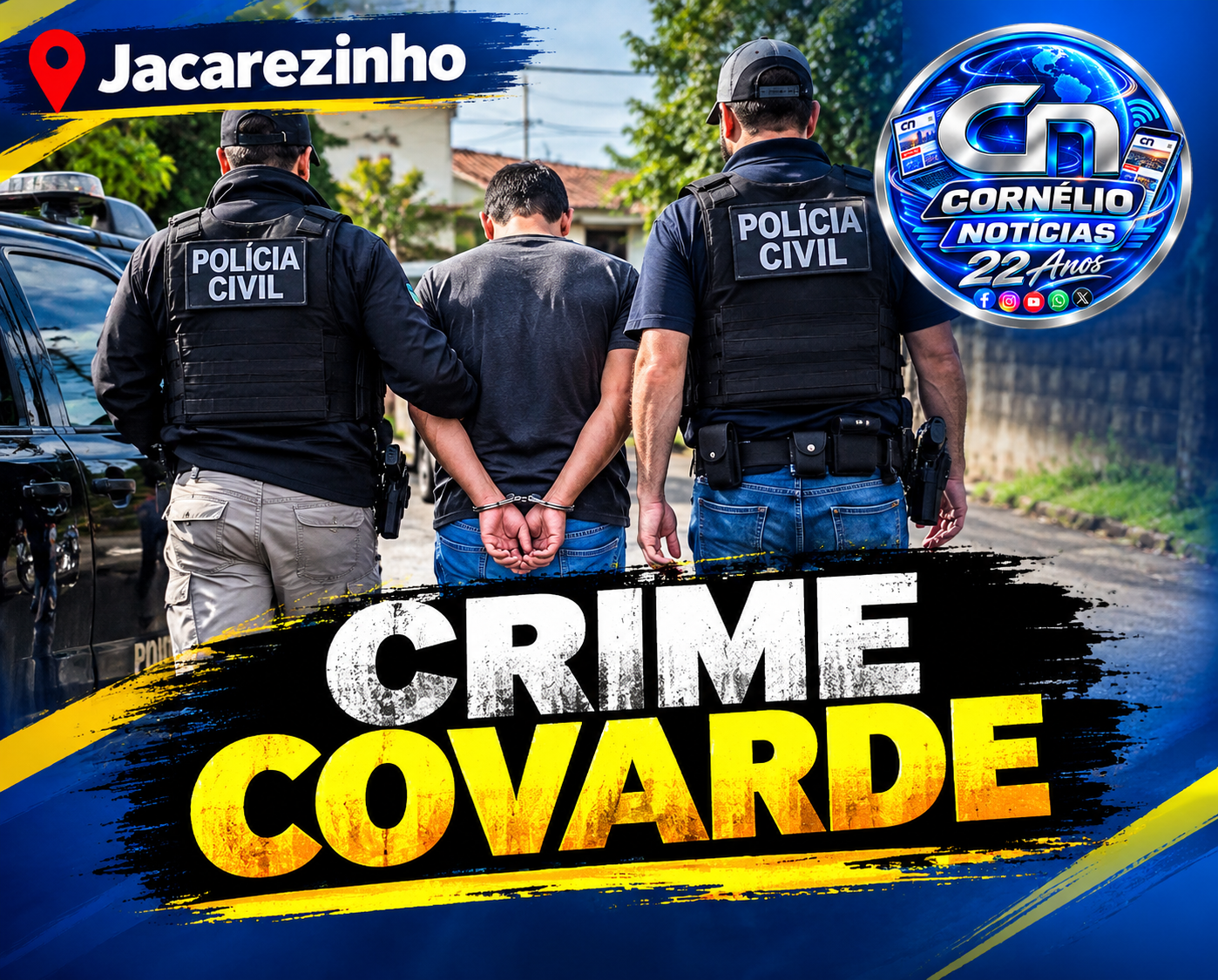 Adolescente é apreendido por envolvimento em crime covarde no Norte Pioneiro