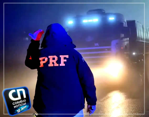 Após série de acidentes no Paraná, PRF faz alerta e lembra quais cuidados tomar ao dirigir com neblina