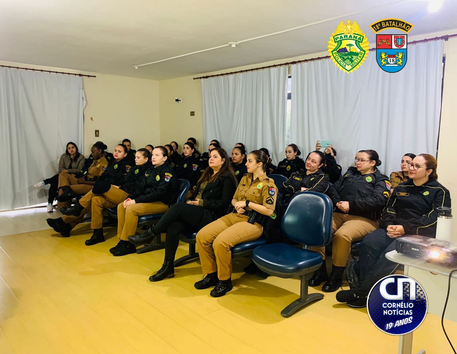 Em Cornélio Procópio, policiais femininas participam de palestra voltada para abordagem humanista 