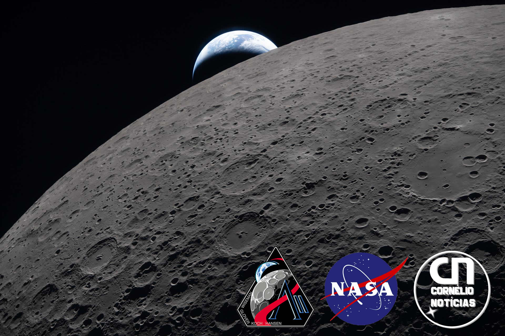 NASA divulga primeiras fotos após Artemis 2 sobrevoar a Lua