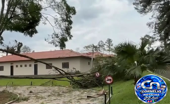 Forte Temporal provoca estragos em Cornélio Procópio e região