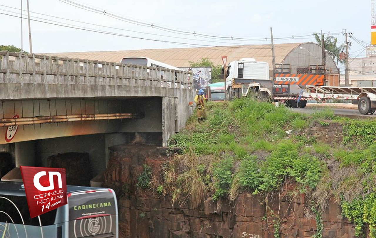 Melhorias na Praça do Monumento Cristo Rei e no Viaduto sobre a BR 369 em Cornélio Procópio