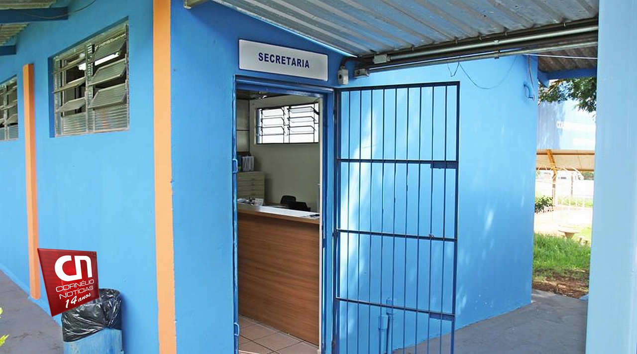 Escola Municipal Vitorino Gomes Henriques é reformada para novo ano letivo em Cornélio Procópio