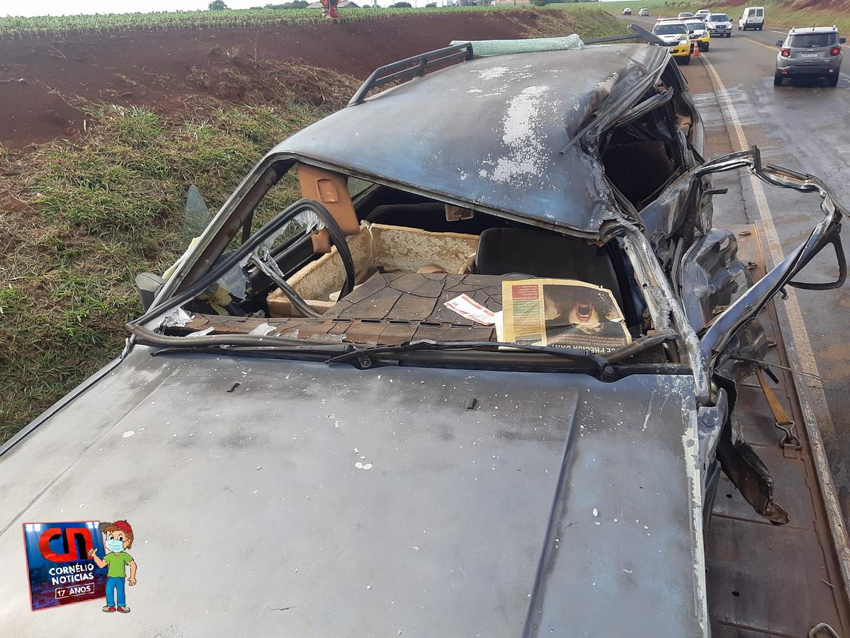 Colisão entre veículos mata criança de quatro anos de idade em rodovia entre São Sebastião da Amoreira e Assaí
