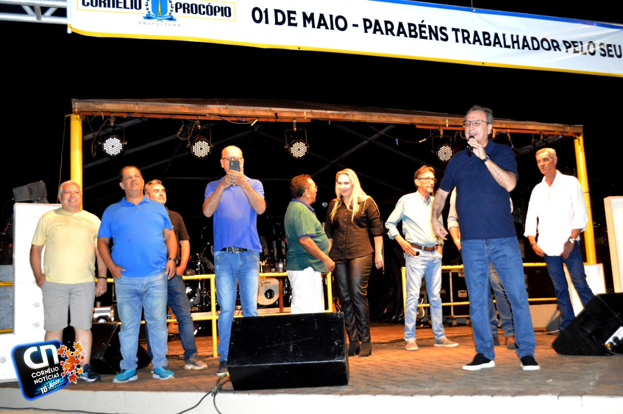 Dia do Trabalho é comemorado com a maior festa do gênero já realizada em Cornélio Procópio