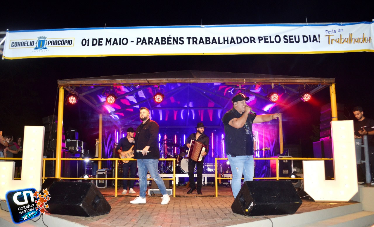 Dia do Trabalho é comemorado com a maior festa do gênero já realizada em Cornélio Procópio